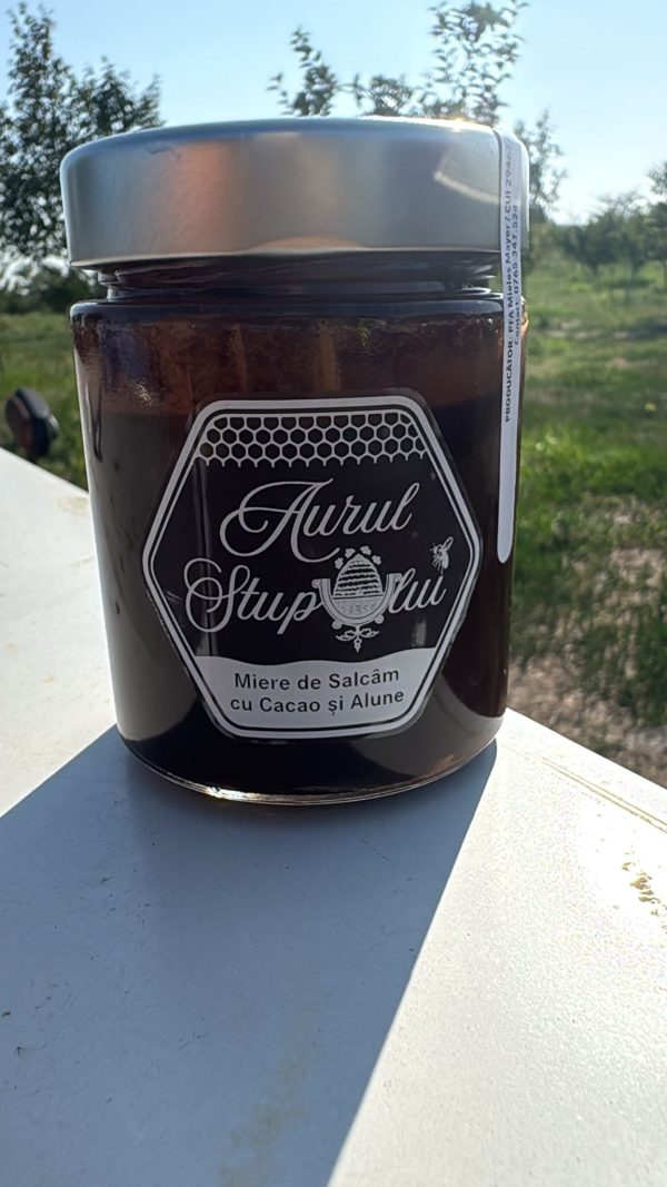 Miere de Salcâm cu Cacao și Alune 290g
