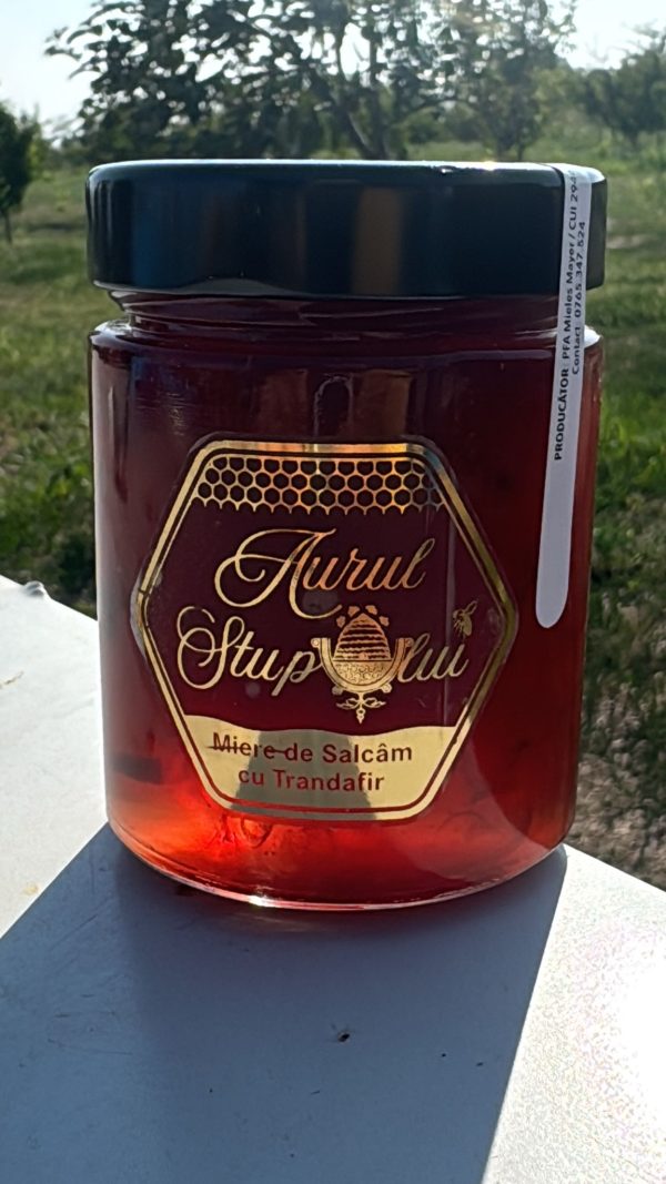 Miere de Salcâm cu Trandafir 290g
