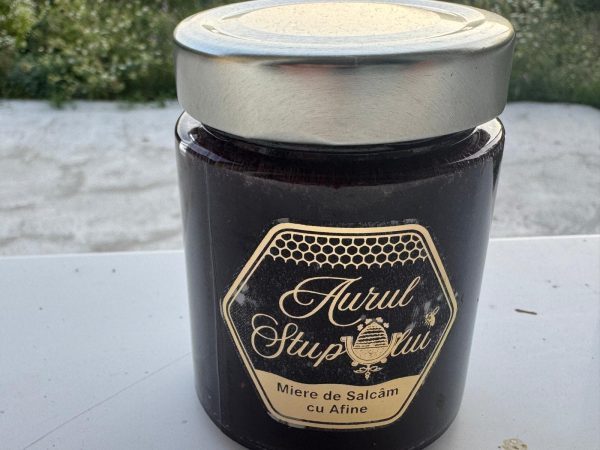 Miere cremă de Salcâm cu Afine 290g